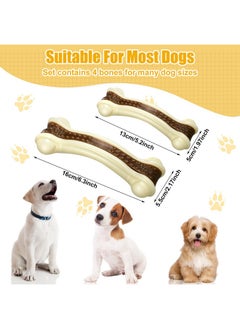 Chew Toys For Aggressive Chewers Large Breed Beef Flavor Dog Teething Chew Toys Bones Durable Nylon Bones Pet Toy For Large Puppies, 6.3 Inch(Large, Medium) - pzsku/Z17BF6701CBC15D649CE4Z/45/_/1733729820/35d901bd-596d-4990-b573-0b55f674a2bc