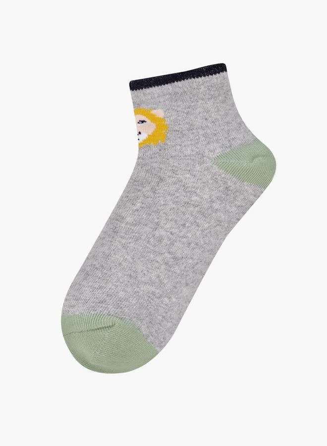 ال بي ال من شو اكسبرس جوارب أولاد بطبعة - مجموعة من  قطع