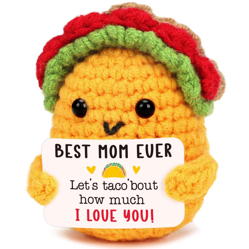 TuSuQing Gifts For Mom Christmas Birthday Gifts From Daughter Son  I Love Best Mom Ever Christmas Birthday Mothers Day Ideas Gift  Funny Crochet New Bonus Step Single Moms Mama Mum Valentines 2025 Present - Image 1