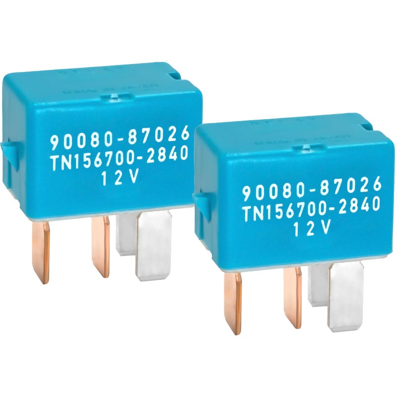 Casalytics 9008087026 9098702027 12VDC 4PIN AC Relay Pack of 2 Compatible with Toyota Prius Lexus and Scion MultiUse Relay for AC Starters Headlights and More - Image 3