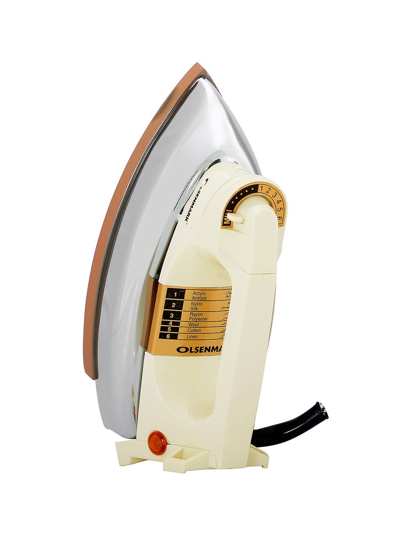 Olsenmark Dry Iron 1200 W OMDI1503 Beige/Silver - Image 5