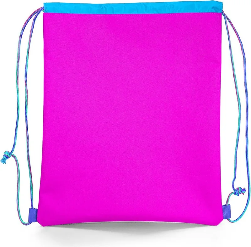 CORAL HIGH Kids Pink Dog Pattern Drawstring Backpack 12645