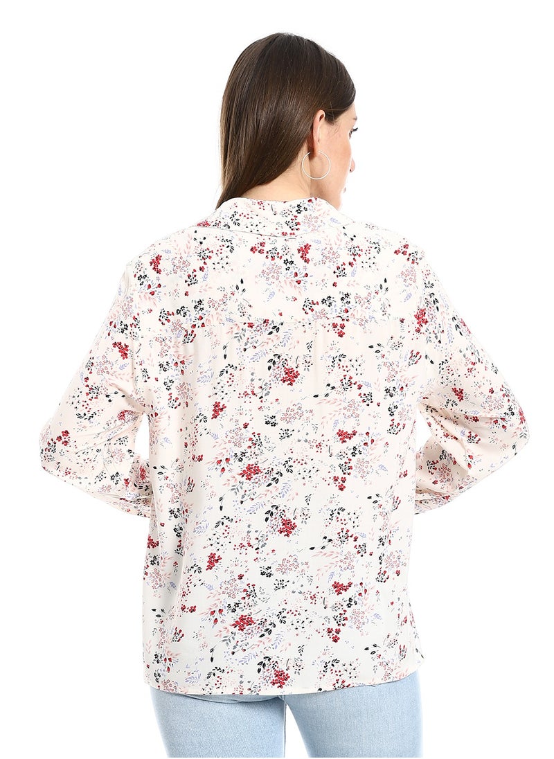 MERCH Viscose Blouse - Printed Flower  - Image 3