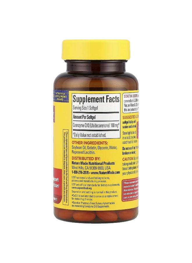 Nature Made Nature Made, CoQ10 , 100 mg, 40 Softgels  - Image 2