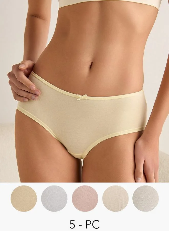 Splash FAV Set of 5 - Bow Detail Briefs