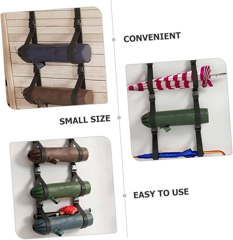 Merryhapy 2 Pack Over The Door Storage Rack Organizer For Camping Gear Yoga Mats Tents - Image 3