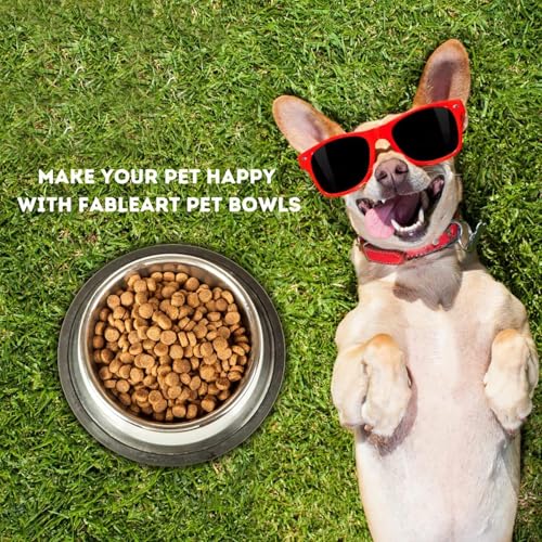 PremiumAV Stainless Steel Pet Bowl 1500 ML 5 No. Size – Non-Slip Food & Water Bowl for Dogs & Cats, Heavy Duty No-Tip Design, Dishwasher Safe, Chew Proof, Rust Free Durable Feeding Dish (Pack of 1) - Image 2