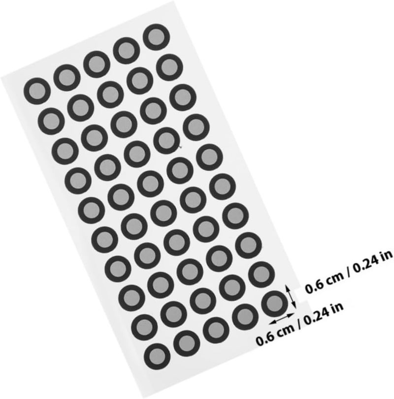 3D Scanner Markers Reflective Stickers 0.15mm Thickness 100 Dots Per Sheet Positioning Reference Points for 3D Scanning and Optical Tracking Accessories - Image 2