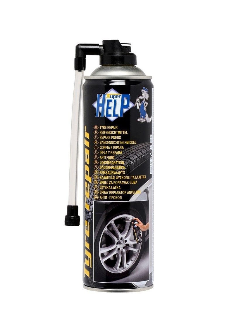 SUPER HELP SUPER HELP Tyre Inflator And Sealer 500 ML 