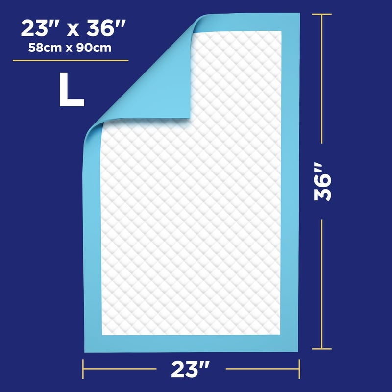 Brosive Incontinence Bed Pads Disposable Underpads for Adults, Children and Pets,Absorbency Disposable Bed Pads for Incontinence (36Lx23W,30Pads) - Image 2