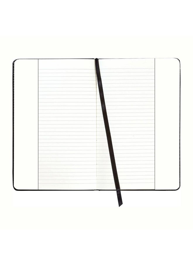 C.R. Gibson C.R. Gibson Black Bonded Leather Journal, 5'' x 8.2''  - Image 3
