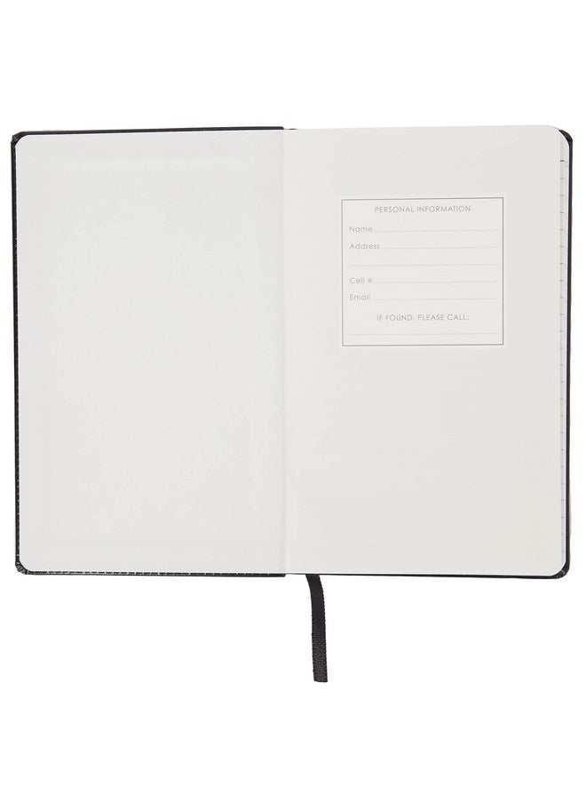 C.R. Gibson C.R. Gibson Black Bonded Leather Journal, 5'' x 8.2''  - Image 2