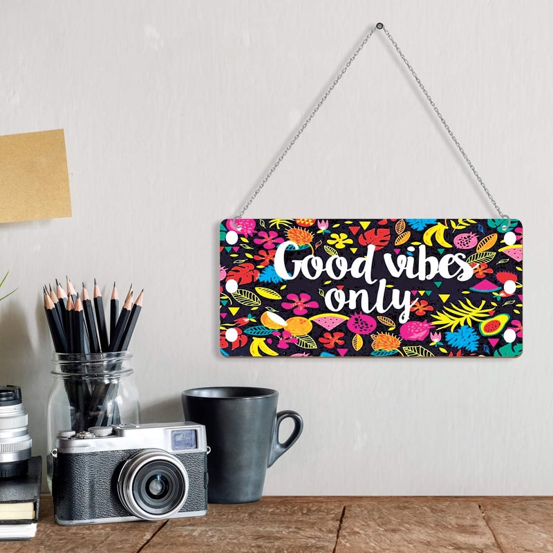 Paper Plane Design Door Hanging Funny Quirky (Good Vibes Only) - Image 4