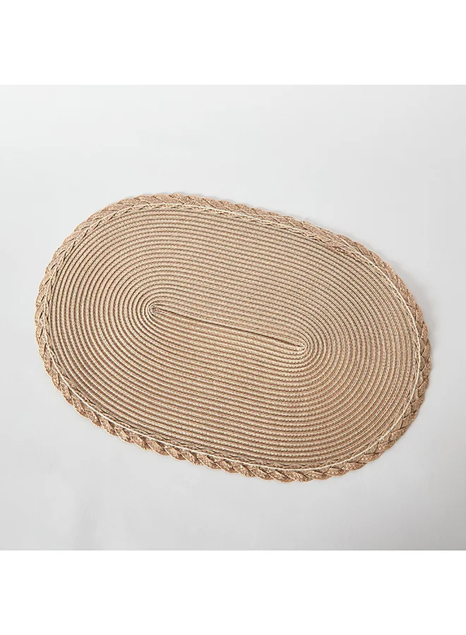 Home Box Miso Oval Polypropylene Placemat 45x30 cm
