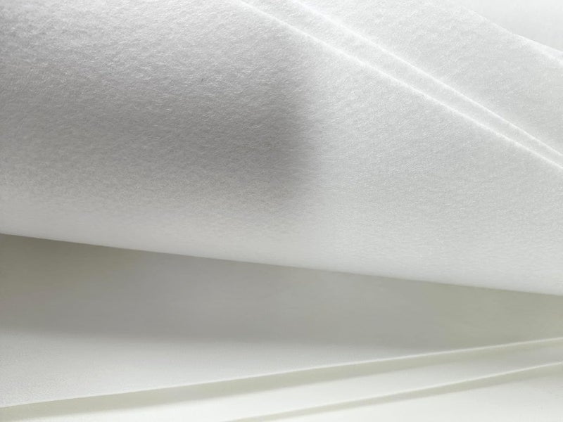 واجهة قماشية قابلة للكي مع عيوب بسيطة للخياطة وزن متوسط لصنع الحقائب بيضاء 120 سم × 1 م