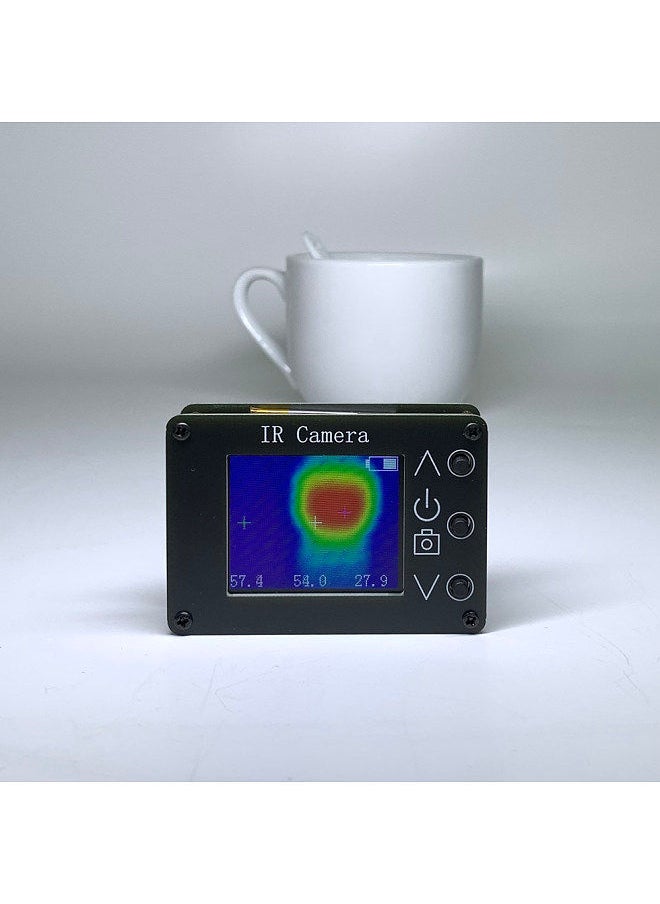 32 * 24 Pixel Infrared Sensor Simple Handheld Thermal Imager Portable 1.8inch TFT Display 160*128 Resolution Clear Definition Imaging Camera -40℃ to 300℃ Temperature Measurement Instrument