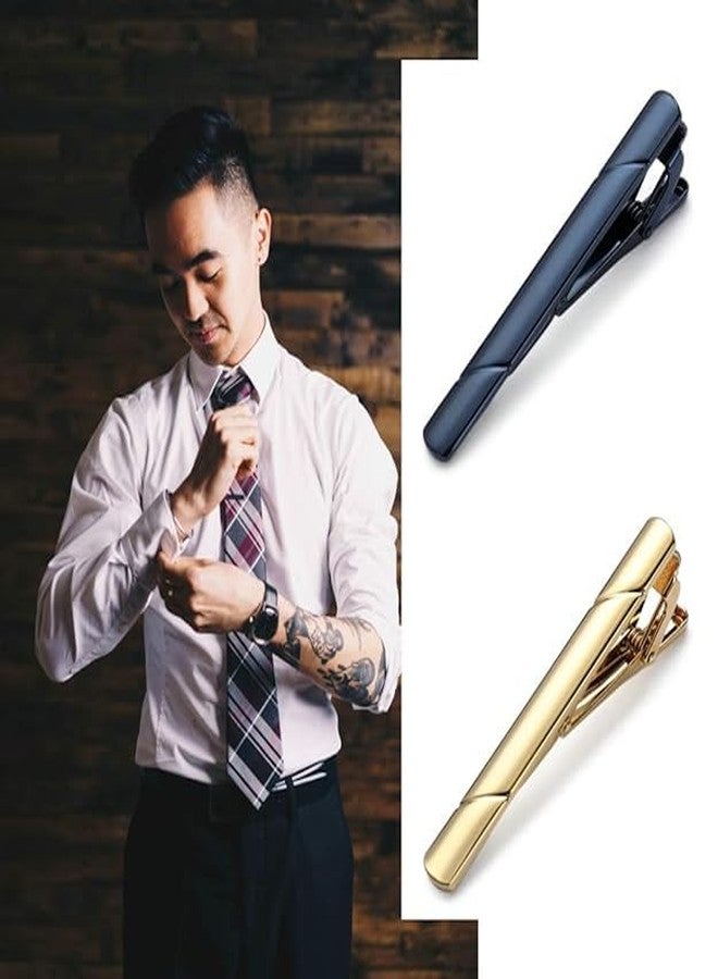 SPRADE 4P Tie Clips For Men, 4 Different Color Tie Bar, Stainless Steel Tie Clip For Business, Wedding, Anniversary, Father's Day Gifts and Daily Life - Image 4