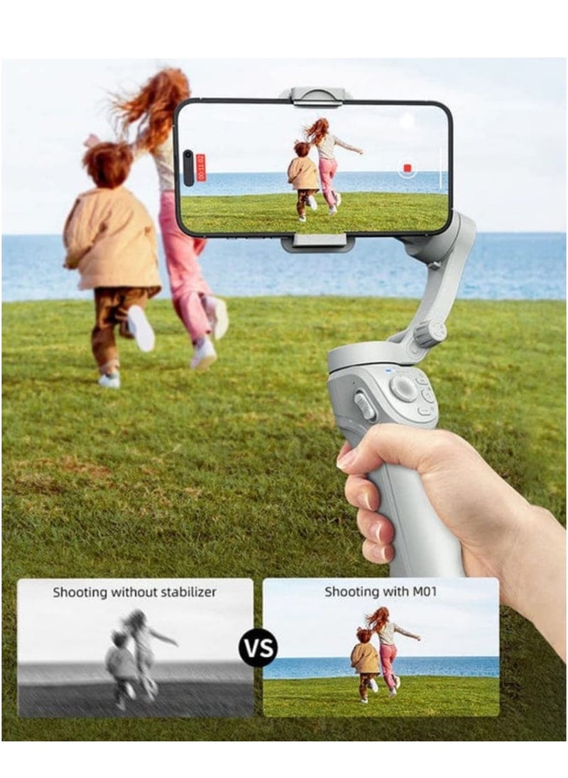 TOKQI - TOKQI M01 Handheld 3-Axis Gimbal Phone Holder Anti Shake Video Record Stabilizer for Xiaomi - Image 1