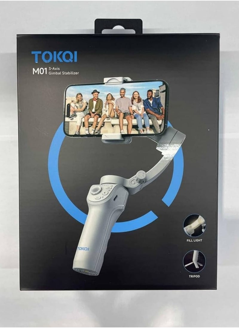 TOKQI M01 Handheld 3-Axis Gimbal Phone Holder Anti Shake Video Record Stabilizer for Xiaomi - pzsku/Z17C06F368E3376AF9F94Z/45/_/1740674768/1f06481d-8689-4398-a1b8-dc2f418b1f60