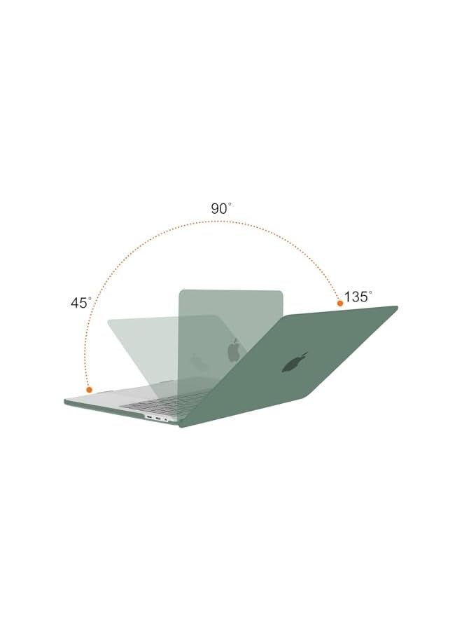 Mosiso Compatible with MacBook Pro 13 inch Case M2 2022, 2021, 2020-2016 A2338 M1 A2251 A2289 A2159 A1989 A1708 A1706 with/without Touch Bar, Plastic Hard Shell Case&Keyboard Cover, Emerald Green - Image 2