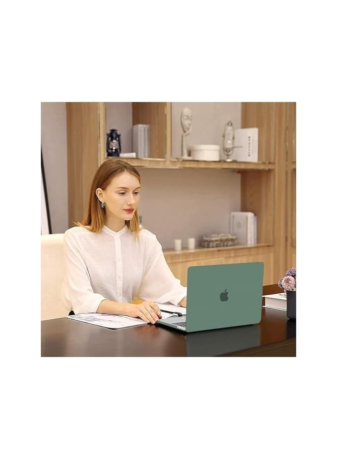 Mosiso Compatible with MacBook Pro 13 inch Case M2 2022, 2021, 2020-2016 A2338 M1 A2251 A2289 A2159 A1989 A1708 A1706 with/without Touch Bar, Plastic Hard Shell Case&Keyboard Cover, Emerald Green - Image 4