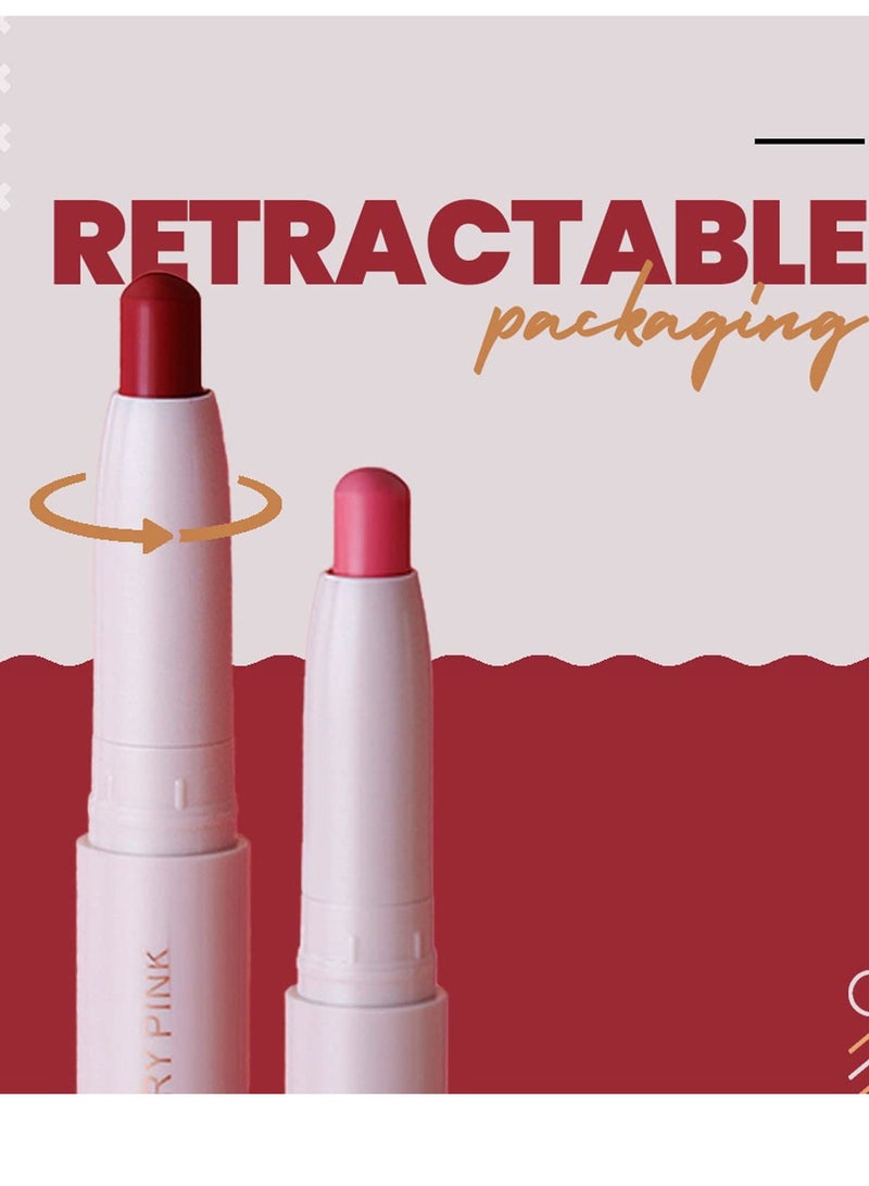 MARS Retractable Poppins Long Lasting Lip Crayon 1.3 gm 03 PLUM NIGHT - Image 3