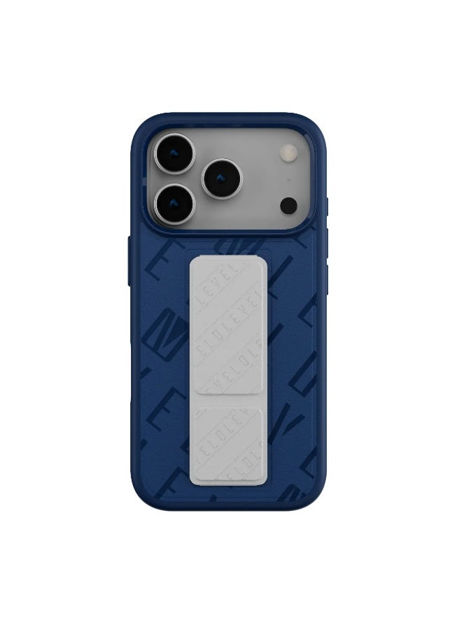 ليفيلو جراب مورفيكس ماج سيف لهاتف آيفون 17 برو ماکس مصنوع من جلد البولي يوريثان مع حزام أنيق لتثبيت متين / حامل مغناطيسي / مصد مقاوم للصدمات / غطاء خلفي أنيق من الجلد الصناعي - لون فحمي - Image 2