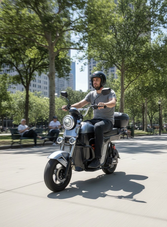 NIYAZI Electric Scooter for Adults with 1500W Motor, 60V Battery, Tube-Plus Tires & NFC Start - Image 5