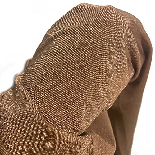 DANCE YOU DANCEYOU Slight Shimmery Footed Tights Girls and Women Size Sparkly Skin Tone for Costume, Dance and Daily Dressing, Toast LA - Image 5