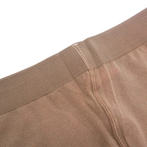 DANCE YOU DANCEYOU Slight Shimmery Footed Tights Girls and Women Size Sparkly Skin Tone for Costume, Dance and Daily Dressing, Toast LA - Image 3