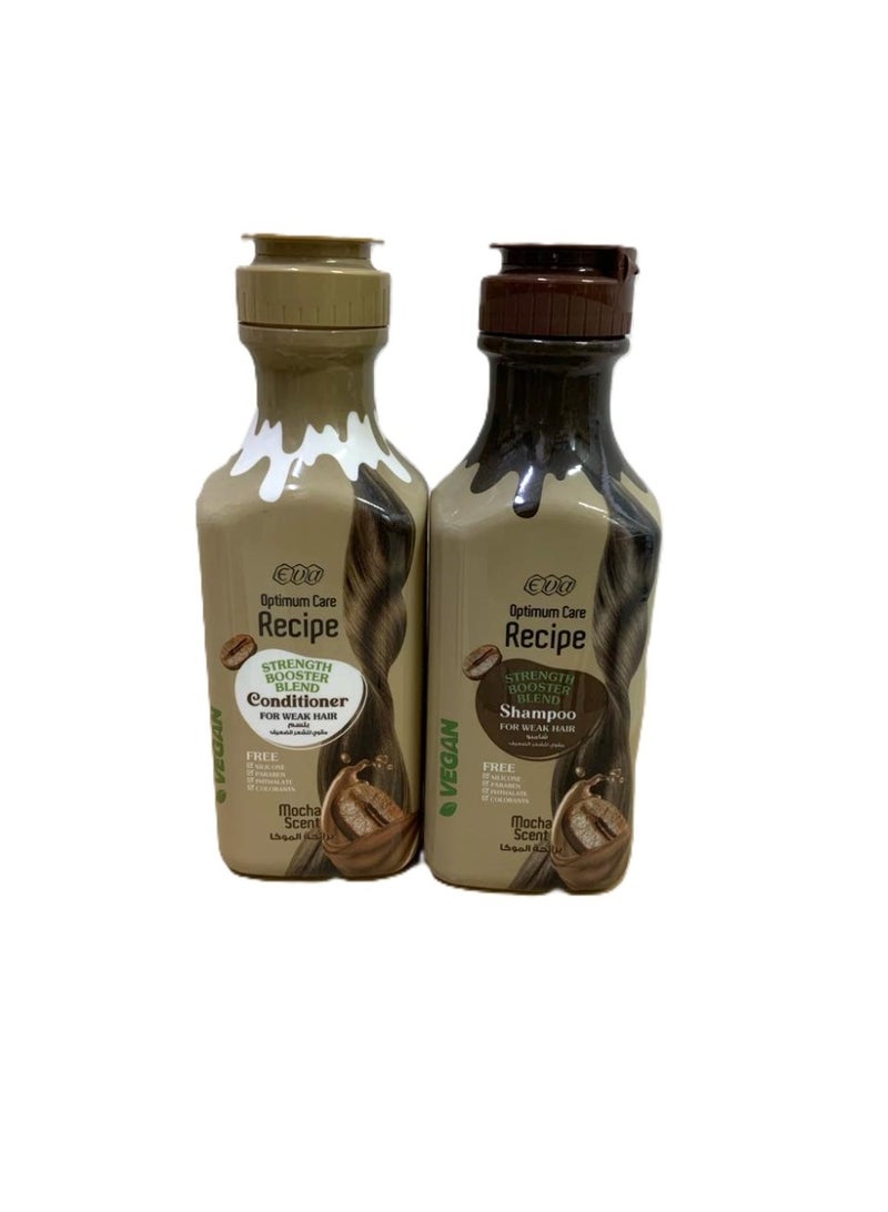 Mocha scented shampoo and conditioner 350ml