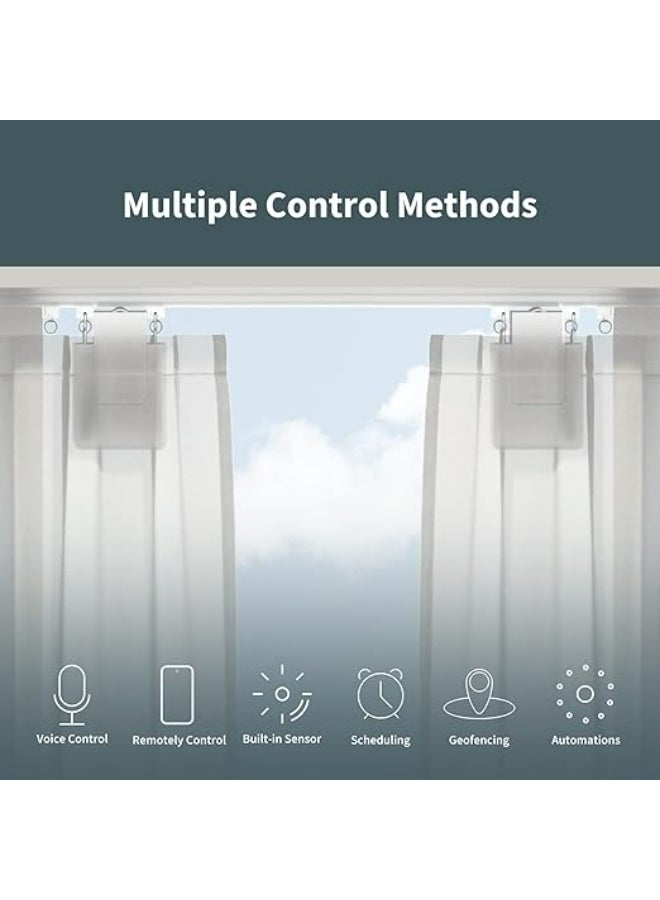 Aqara Smart Curtain Motor E1(Track Version, 1 Pack), Requires AQARA Zigbee 3.0 HUB, Electric Curtain Driver for Remote Control and Home Automation, Support HomeKit, Google Assistant and IFTTT - Image 3
