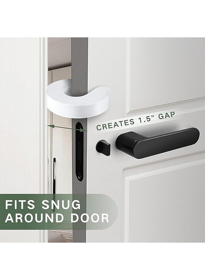 مجموعة من 6 واقيات للأبواب من مانع انغلاق الأصابع، سدادة باب مانعة لإغلاق الباب بقوة، سدادة باب للقطط والأطفال الصغار، سدادة باب إسفنجية مقاومة للأطفال، أبواب مقاومة للأطفال للحفاظ على الباب مفتوحًا لمنع إغلاق الباب بقوة. - Image 5