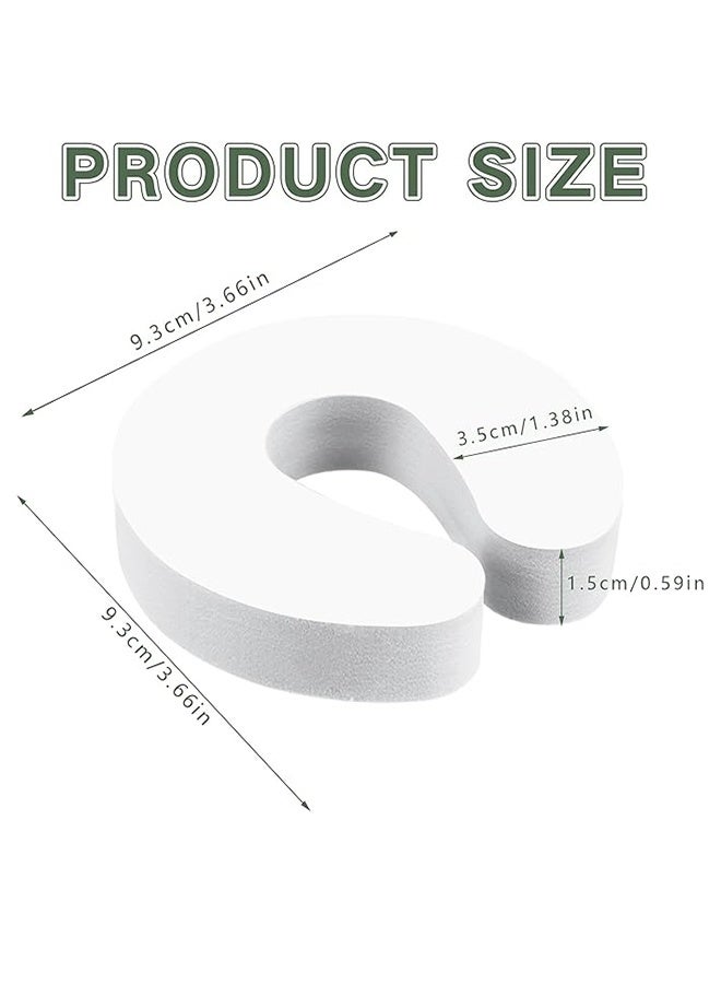 مجموعة من 6 واقيات للأبواب من مانع انغلاق الأصابع، سدادة باب مانعة لإغلاق الباب بقوة، سدادة باب للقطط والأطفال الصغار، سدادة باب إسفنجية مقاومة للأطفال، أبواب مقاومة للأطفال للحفاظ على الباب مفتوحًا لمنع إغلاق الباب بقوة. - Image 2