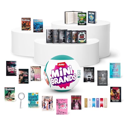 Mini Brands Books 2 Pack by ZURU Real Miniature Book Brands Collectible Toy Capsules of 5 Mystery Miniature Books with Real readable Pages and Accessories for Kids Teens Adults - Image 5