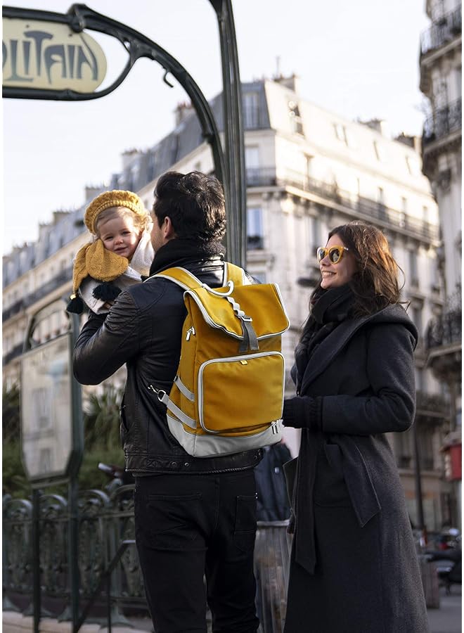 babymoov Sancy Diaper Bag Backpack Unisex Back Pack With Heavy Duty Roll Top Closure Large Insulated - Image 3