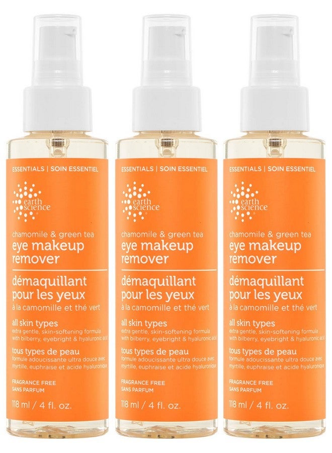Earth Science مزيل مكياج العيون الطبيعي بالبابونج والشاي الأخضر (عبوة من 3 قطع بحجم 4 أونصة سائلة) - Image 1