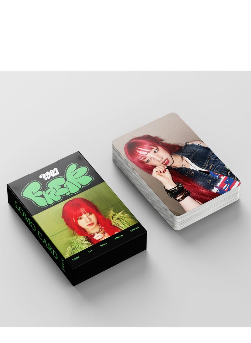 55 Pieces Of PCS GIDLE Combination YUQI Personal Photo Card LOOM Card