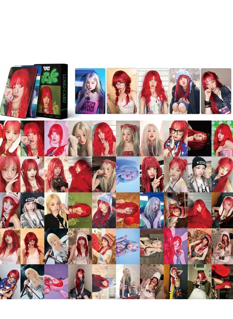 55 Pieces Of PCS GIDLE Combination YUQI Personal Photo Card LOOM Card