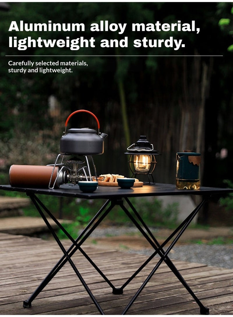 طاولة تخييم خارجية | طاولة نزهة قابلة للطي | قابلة للتخزين | طاولة خارجية قابلة للطي | 40*41*55 سم - Image 5
