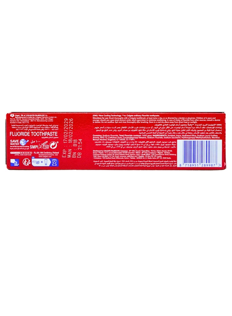 Colgate MaxFresh Toothpaste Spicy Fresh 100ml X Pack of 4Pcs - Image 2