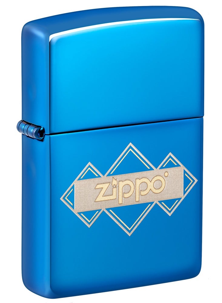 Zippo 48706 20446 Zippo Design High Polish Blue Windproof Lighter - Image 1