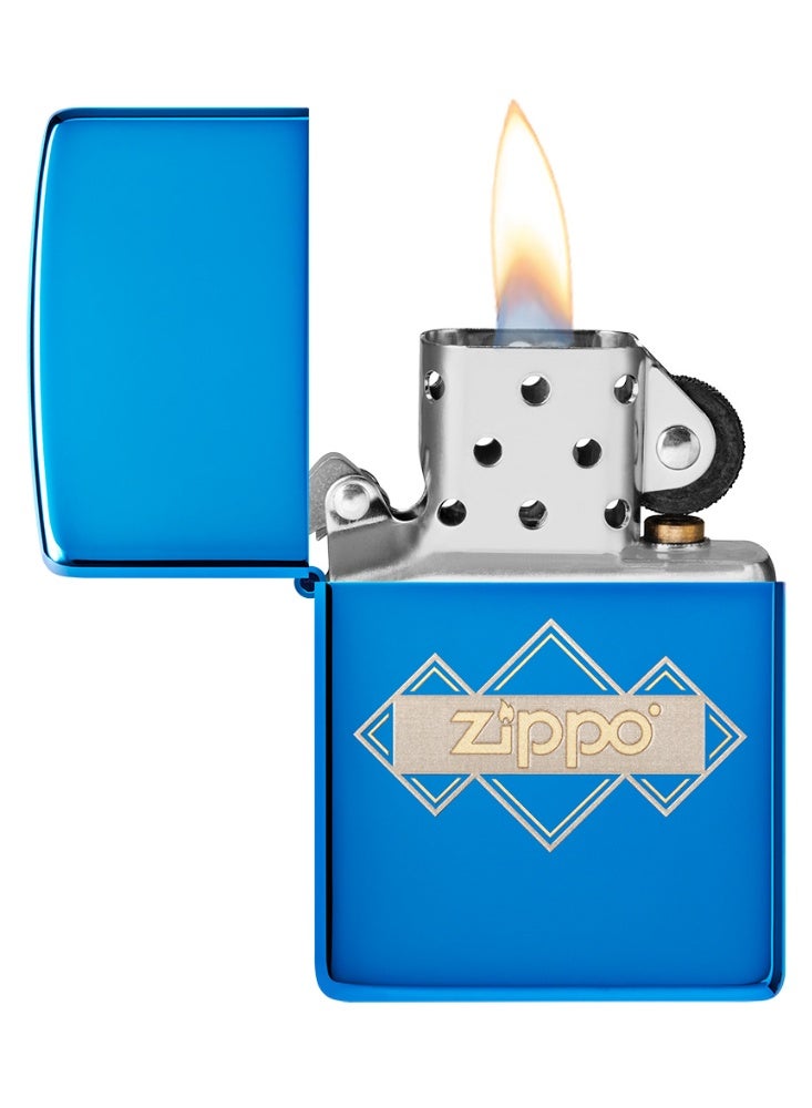 Zippo 48706 20446 Zippo Design High Polish Blue Windproof Lighter - Image 3