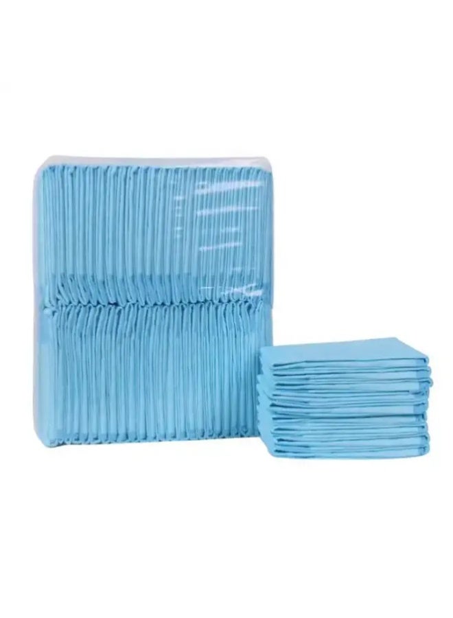 فوط تدريب فاخرة للحيوانات الأليفة، تصميم فائق الامتصاص مانع للتسرب، لون أزرق فاتح، تقنية سطح سريع الجفاف (60×60 سم) 200 قطعة - Image 3