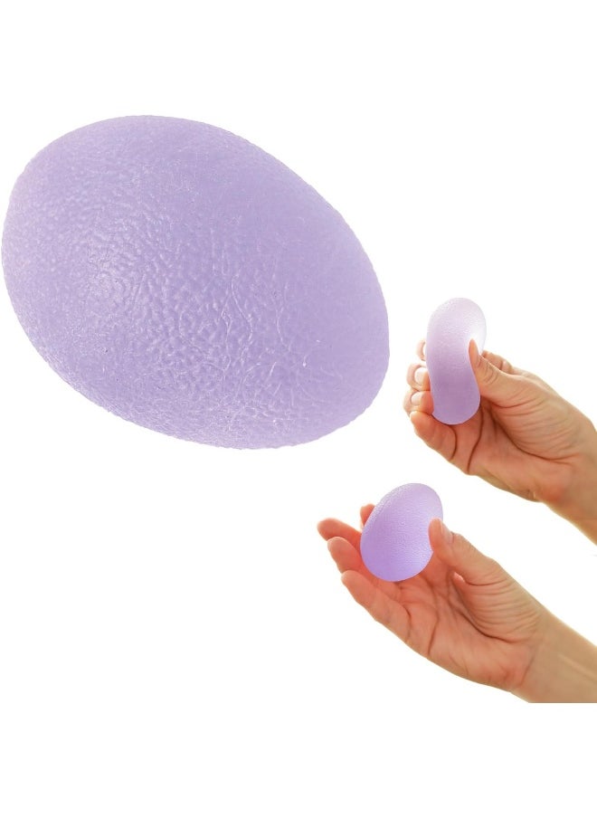 SISSEL Press Egg Ball Work Your Hands And Forearms Ideal For Hand Rehabilitation Purple Medium  - Image 1