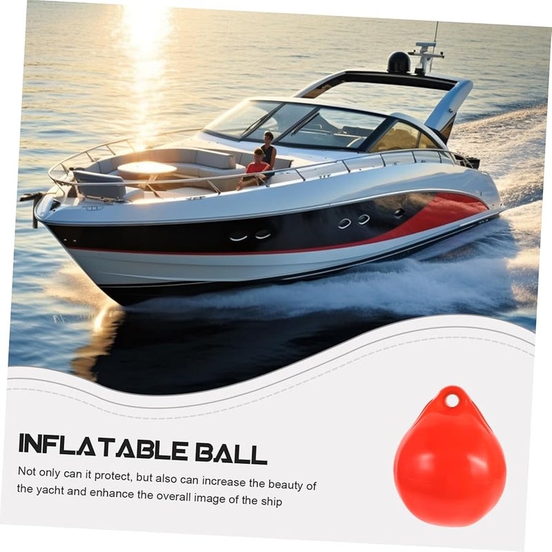 Mikikit Inflatable PVC Boat Bumper for Docking Mooring Kayak Yacht Portable Easy to Inflate - Image 4