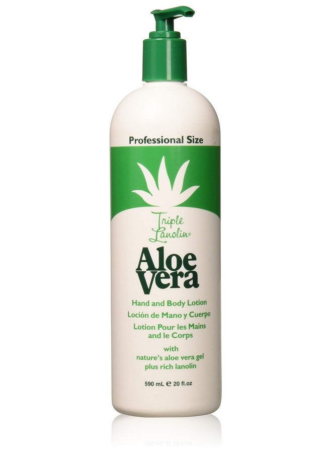 TRIPLE LANOLIN Aloe Vera Lotion 20 Oz.  - Image 1