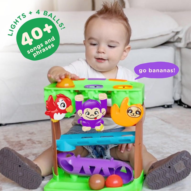 Move2Play  Hungry Jungle Animals  Interactive Toy For 1+ Year Olds  6 To 12 Months  Baby Toy  1 Year Old Birthday Gift For Girls  9-12 Months  6 7 8 9 10 12+ Months - Image 2