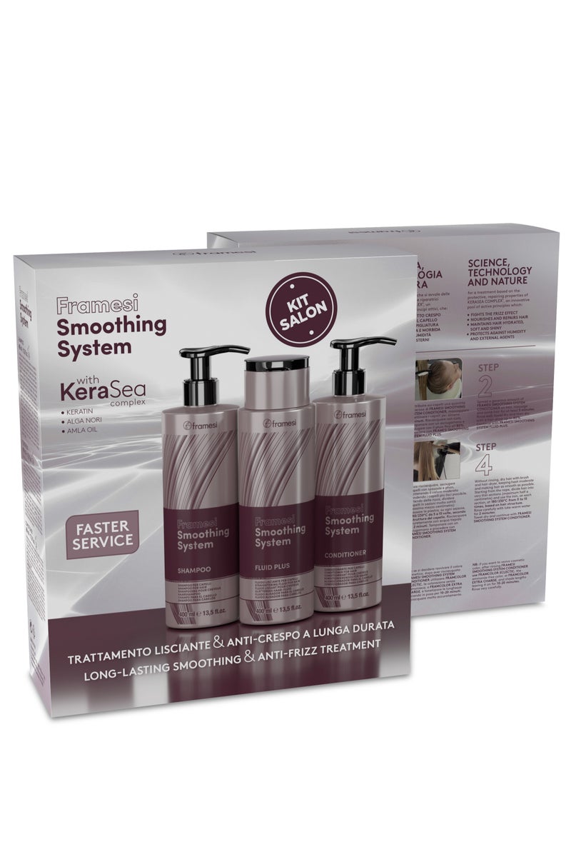 framesi مجموعة صالون نظام التنعيم | 3 × 400 مل - Image 1