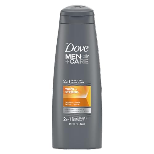 Dove Men+Care Thick and Strong Fortifying 2in1 Shampoo and Conditioner 12 FL OZ - Pack of 2 - Image 4